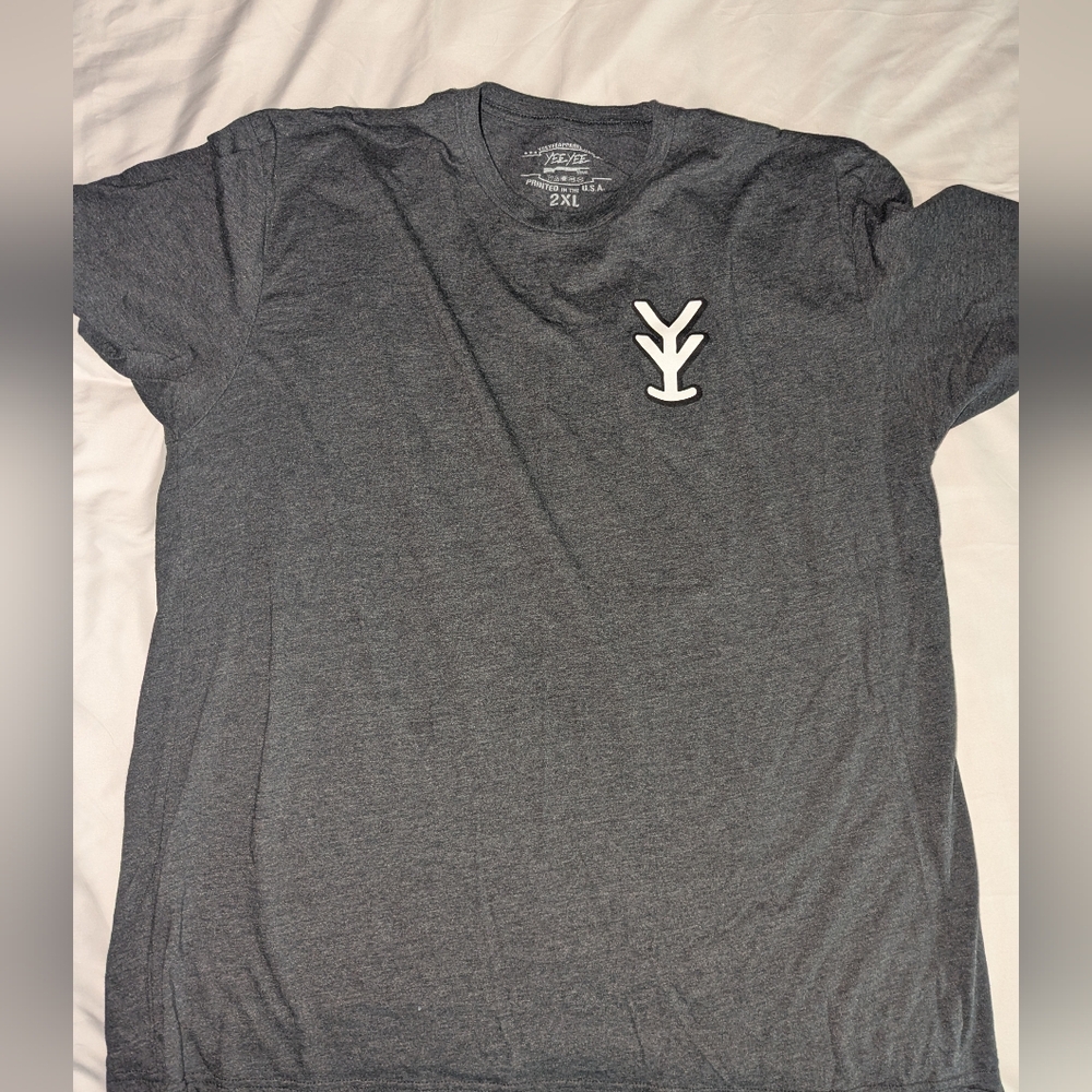 Yee Yee Men's XXL Granger Smith Earl Dibbles Jr Gray Short Sleeve‎ Graphic Tee
